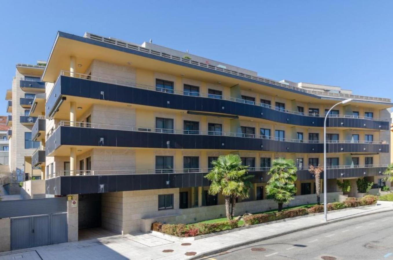 Apartamento En Urbanizacion Con Piscina En Playa De Silgar Sanxenxo Bagian luar foto